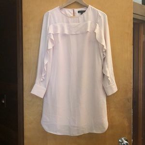 Banana Republic soft pink shift dress